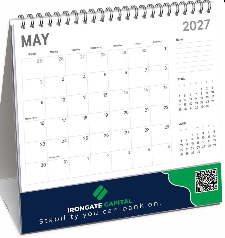 Desk Flip Tall Calendar