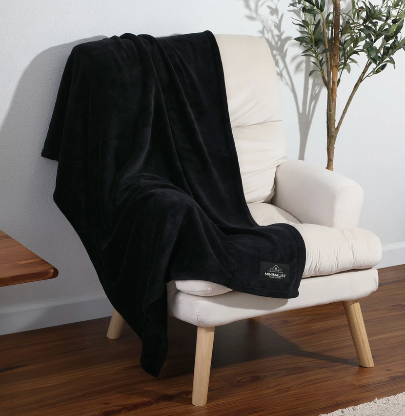 Jet Recycled Fleece Travel Blanket
